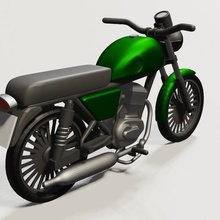 plantera zanella ceccato plant person character animated nature moto pistero moped road traveller 3d print model - Mito3D