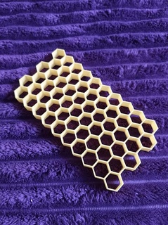 modelo panal abelhas abelha mel padronizar patrono estampar Estampa carimbo colmeia hexágonos masa playdoh plastilina molde mofo fundente galletitas biscoitos 3d print model - Mito3D
