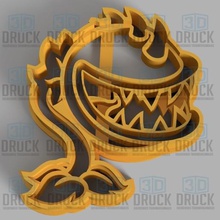 plants vs zombis carnivora - zombie chomper cookie cutter home sweater biscuit storey carnivorous 3d print model - Mito3D