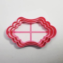 plaque cutter cookie-fondant Ton home Lebkuchen retro fondant cookie foof jahrgang Platte 3d print model - Mito3D