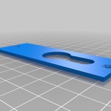 plaque finition cylindre tool parts 3d print model - Mito3D