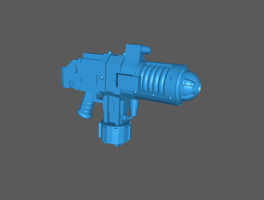 plasma aniquilador mk1 juego tornillo cedazo rifle espacio marina caos infantería futuro 3d print model - Mito3D