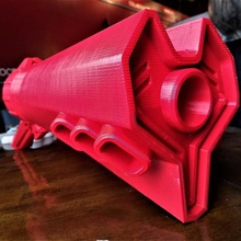 al plasma art sculture spazio scifi sci-ifi prop il la pistola cosplay cannon blaster grande 3d print model - Mito3D