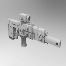 plasma-Bolzen-Gewehr - space-Kommunisten Spiel gun tabletop Spielzeug 3d print model - Mito3D