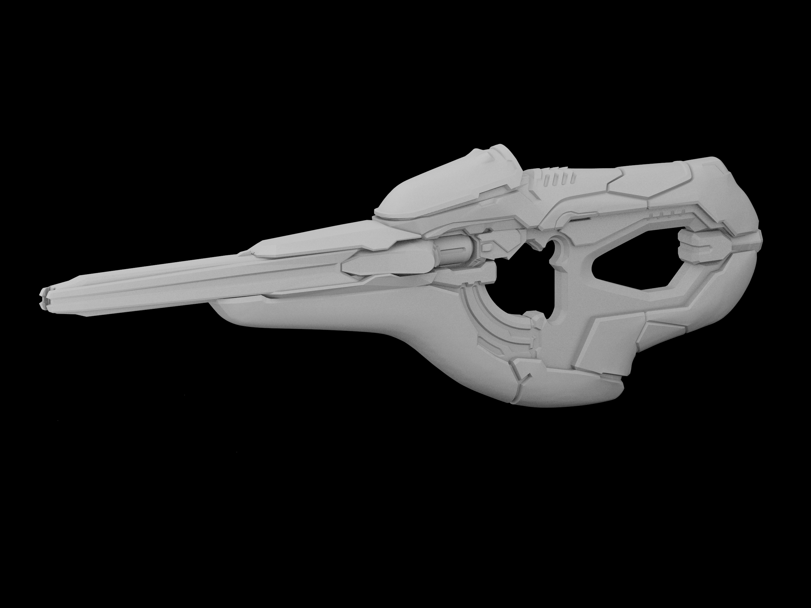 plasma carabine 3d impression fichier 3D print model - Mito3D