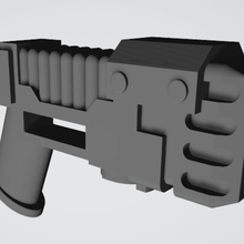 plasma pistol powered sword people 3d print model - Mito3D