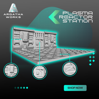 plasma reactor estación terreno reactores 3d print model - Mito3D