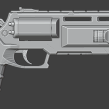 plasma revolver 2-pack 1 18 action figure joytoy gi joe diorama props 3ddios 3d print model - Mito3D