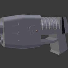 plasma solar gun pistol 3d print model - Mito3D