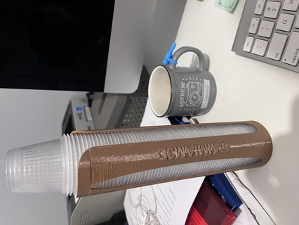 plastic coffe cup holder Home hack 3d print model - Mito3D