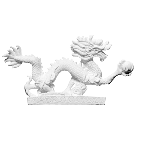 plastic dragon art 3D print model - Mito3D