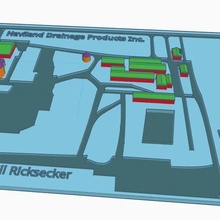 plastico fábrica mapa 3d print model - Mito3D