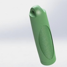 mango de plástico herramienta 3d print model - Mito3D