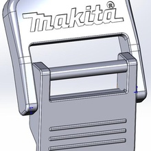 plastic latches clips fasteners click trigger cases box like makita hr2470 home casebox case 3d print model - Mito3D