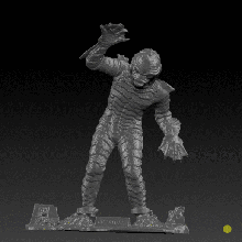plastimarx creatura di giocattoli d'epoca art laguna nera film monter action figure hollywood halloween vintage 3d print model - Mito3D