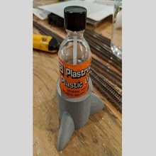 plastruct glue bottle holder model tool_holders_boxes 3d print model - Mito3D