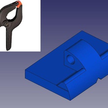 Platte 90 mm clamp Klemmen tool die Thrombozyten Klemme 3d print model - Mito3D