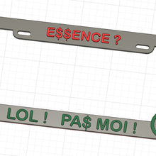 plate frame - lol essence automotive 3d print model - Mito3D