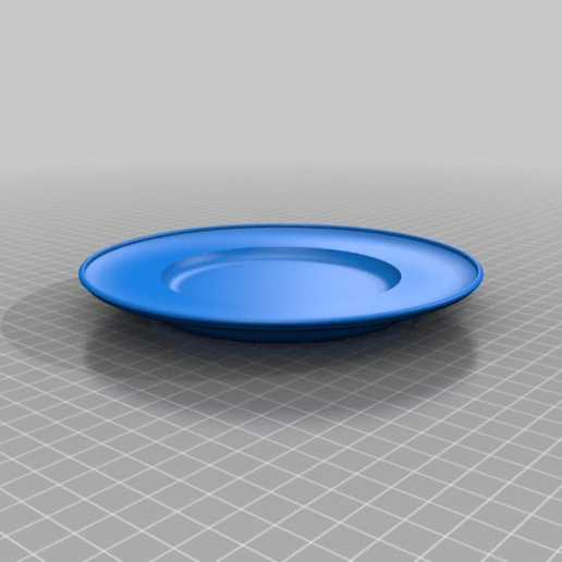 Platte teller home Haushalt Erzähler 3D print model - Mito3D