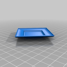 plate teller 4 sides home household 3d print model - Mito3D