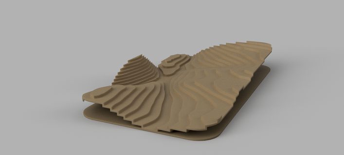platform kaplumbağa akvaryum hayvan manzara oyuncak topografya 3d print model - Mito3D