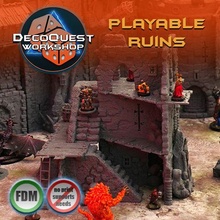 playable ruins 3d print model - Mito3D