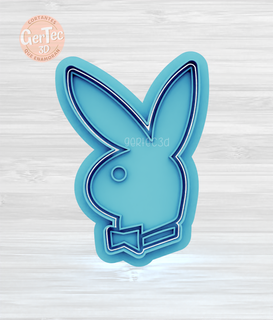 playboy bunny bunny cutter stamp cookie cutter playboy bunny Home bunny playboy rabbit cookie cutter seal stamp mass cookies cookies cold porcelain ceramics  3d print model - Mito3D