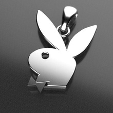 playboy símbolo pingente jóia cafajeste joalheria stl bunnyplay Garoto 3d print model - Mito3D