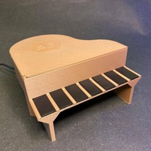 jouable piano avertisseur sonore sonnerie musique amusement 3d print model - Mito3D
