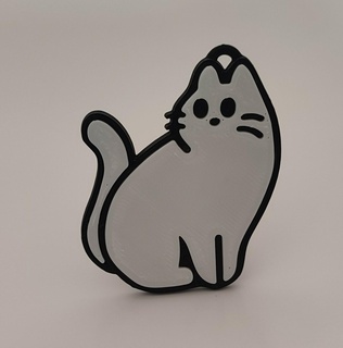 oyuncu kedi 1 anahtar Zincir hayvan iyi arkadaş kolay Sanat eğlence Evcil Hayvan Bedava hediye 3d print model - Mito3D