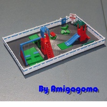 Spielplatz Spiel Modell-Zug Dekor ho gaming Bereich Modell 3d print model - Mito3D
