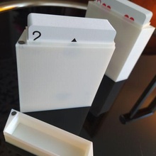 playing card case gadget poly minimal cards deck 3d print model - Mito3D
