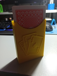 playing card holder 3d print model - Mito3D