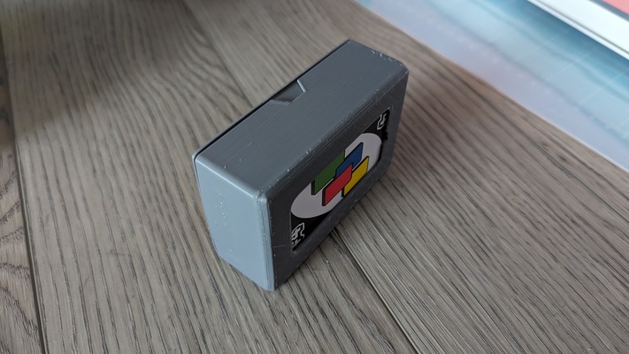 jogando cartão protetor caso bainha 30mm suporte cartas coberta 3d print model - Mito3D