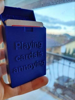 playing cards box cards playing cards playing cards box box cigarettes style  3d print model - Mito3D