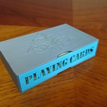 playing cards holder game 3d print model - Mito3D