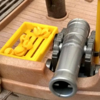 playmobil canhão bola brinquedo jogos acessórios 3d print model - Mito3D