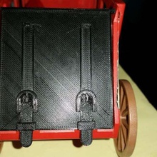 playmobil 1976 stage coach porta posteriore gioco allenatore giocattoli accessori di 3d print model - Mito3D