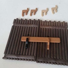 playmobil 1976 western fort gate hook game toy accessories 3d print model - Mito3D