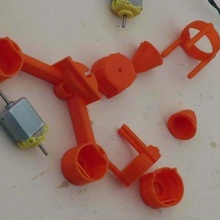 Playmobil tekne ikiz motor kapsül ters şaft 3d_printing 3d print model - Mito3D