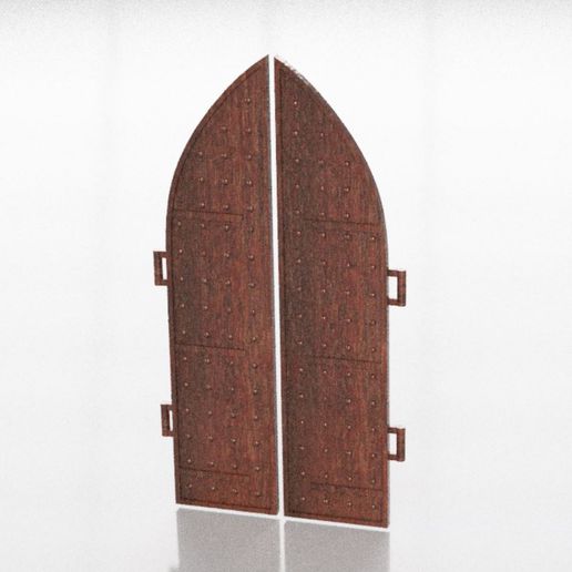 playmobil cathédrale porte 3D print model - Mito3D