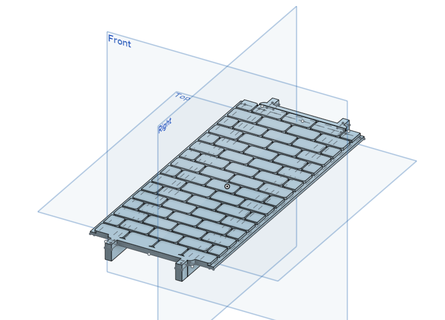 playmobil custom 30028470 cobblestone paving Architecture floor compatible 3d print model - Mito3D