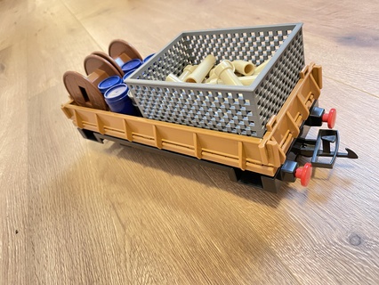 playmobil ferrocarril entrenar caja celosía cuadrícula juego tablero escamas enrejado 3d print model - Mito3D