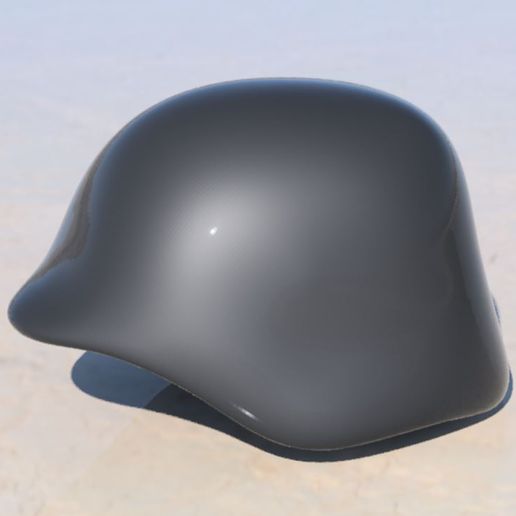 playmobil german soldier helmet game 3D print model - Mito3D