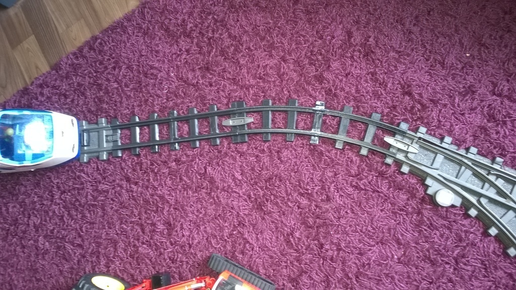 Spielmobil gleise Eisenbahn Spur kurve verbinder Konstruktion Spielzeuge 3D print model - Mito3D