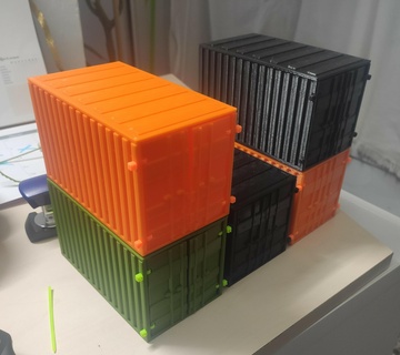 playmobil industrial container 3d print model - Mito3D