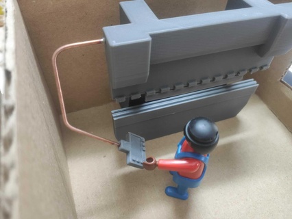playmobil industrial folding machine 3d print model - Mito3D