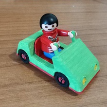 playmobil i bambini mini auto gioco giocattoli accessori di ragazzi kid 3d print model - Mito3D