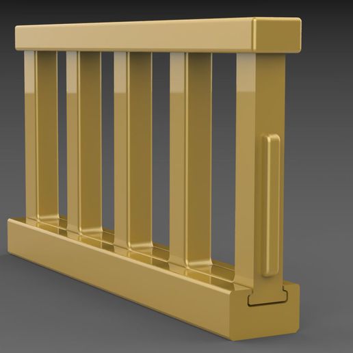 playmobil balustrade 3D print model - Mito3D