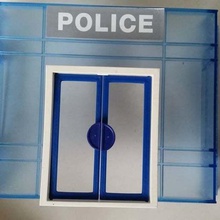 playmobil system x police station door game hospital toy accessories 3d print model - Mito3D